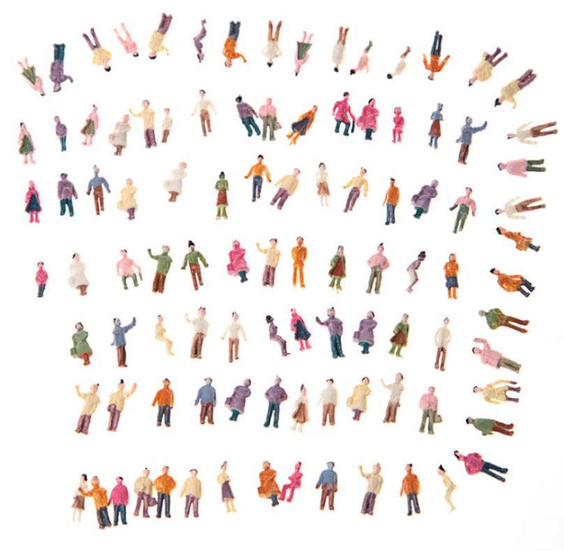 คน สเกล 1:150 (คละแบบ) /100 ตัว