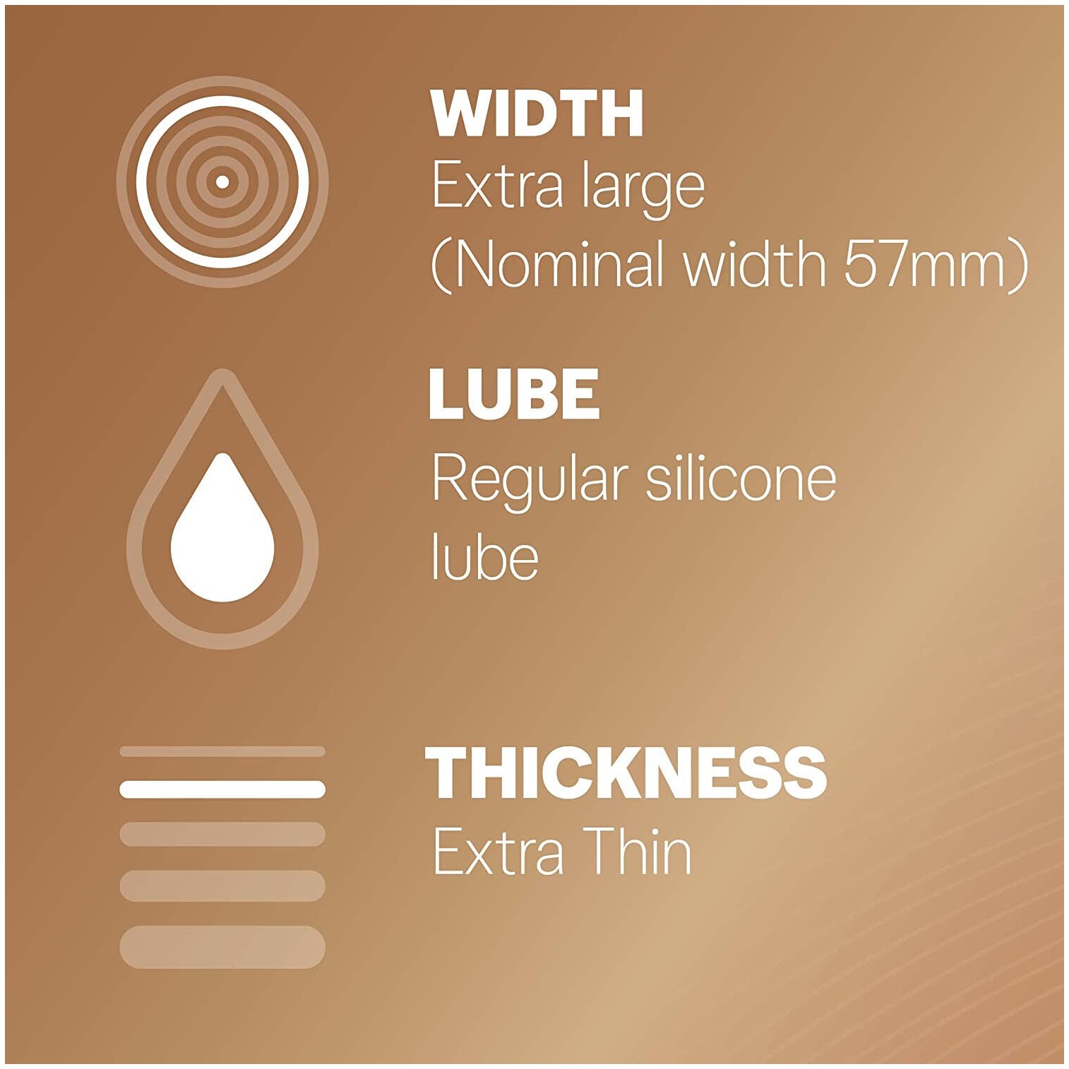 Durex Invisible Ultra Thin Wide Fit Condoms 56mm Pack of 10 ถุงยางอนามัยรุ่นพิเศษสินค้านำเข้าจากออสเตรเลียพร้อมส่ง