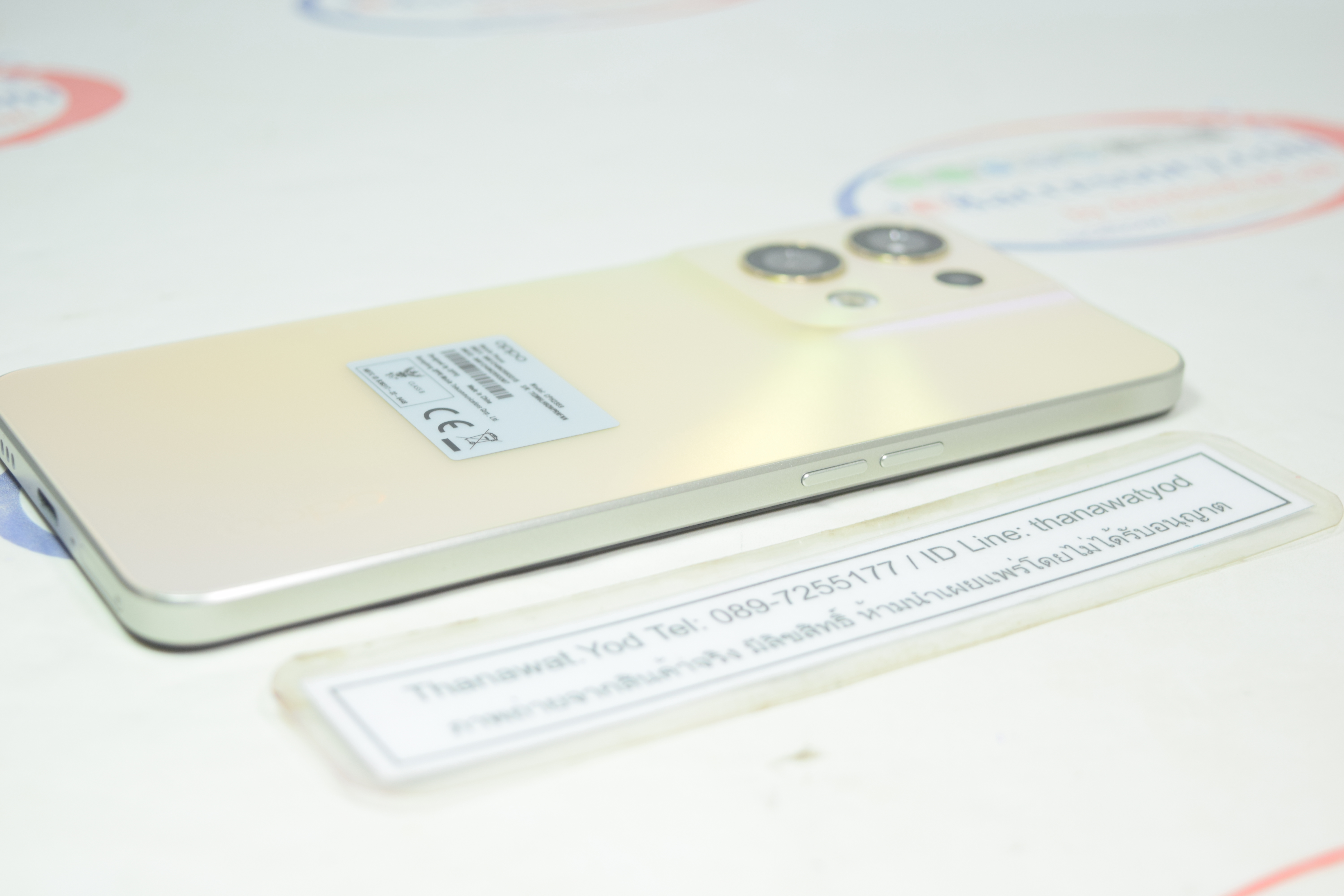 ขาย OPPO Reno 8 5G สีทองสุดหรู Sunkissed Beige เครื่องสวย RAM 8+4 ROM 256 แค่ 5,900