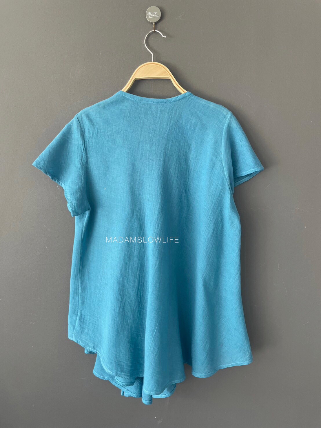 เสื้อผู้หญิง Size F สีเขียวน้ำทะเล