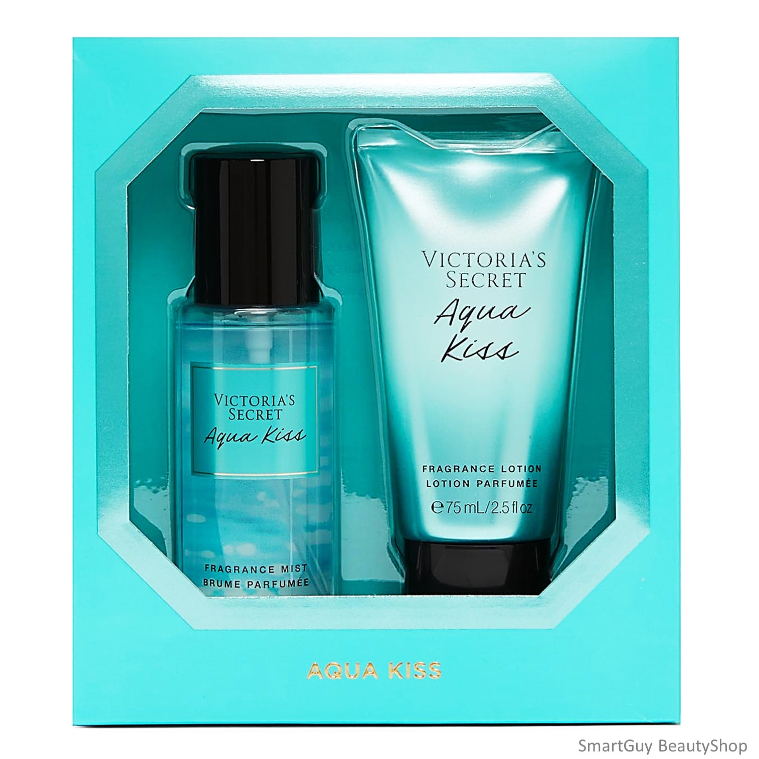 Victoria’s Secret Aqua Kiss Mist & Lotion Gift เซ็ตน้ำหอม+โลชั่นสำหรับผิวกายกลิ่นหอมใหม่สุดพิเศษจากวิคตอเรียซีเคร็ทของแท้พร้อมส่ง