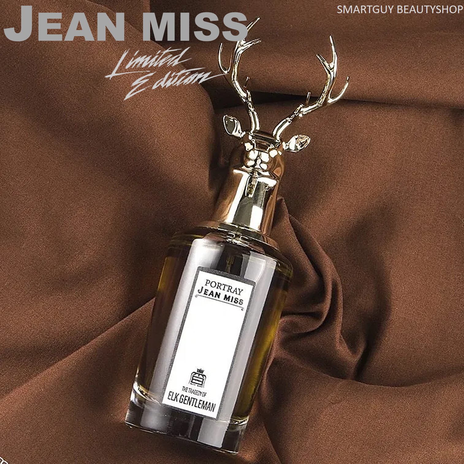 JEAN MISS The Handsome Of ELK Gentleman 80ml น้ำหอมผู้ชายลิขสิทธิ์แท้กลิ่นไฮโซหรูหราอบอุ่นผสานความเซ็กซี่น่าหลงใหล