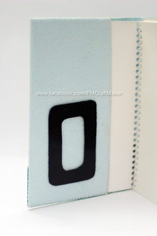 ปกสมุดทำมือลายบ้านลูกโป่ง