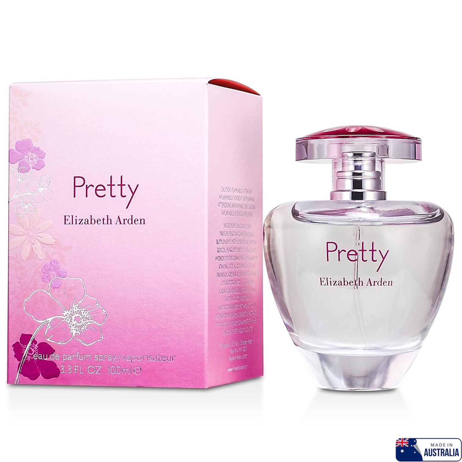 Elizabeth Arden Pretty EDP for Women 100ml น้ำหอมผู้หญิงกลิ่นหอมสุดพิเศษรับประกันลิขสิทธิ์ของแท้นำเข้าจากออสเตรเลียพร้อมส่ง