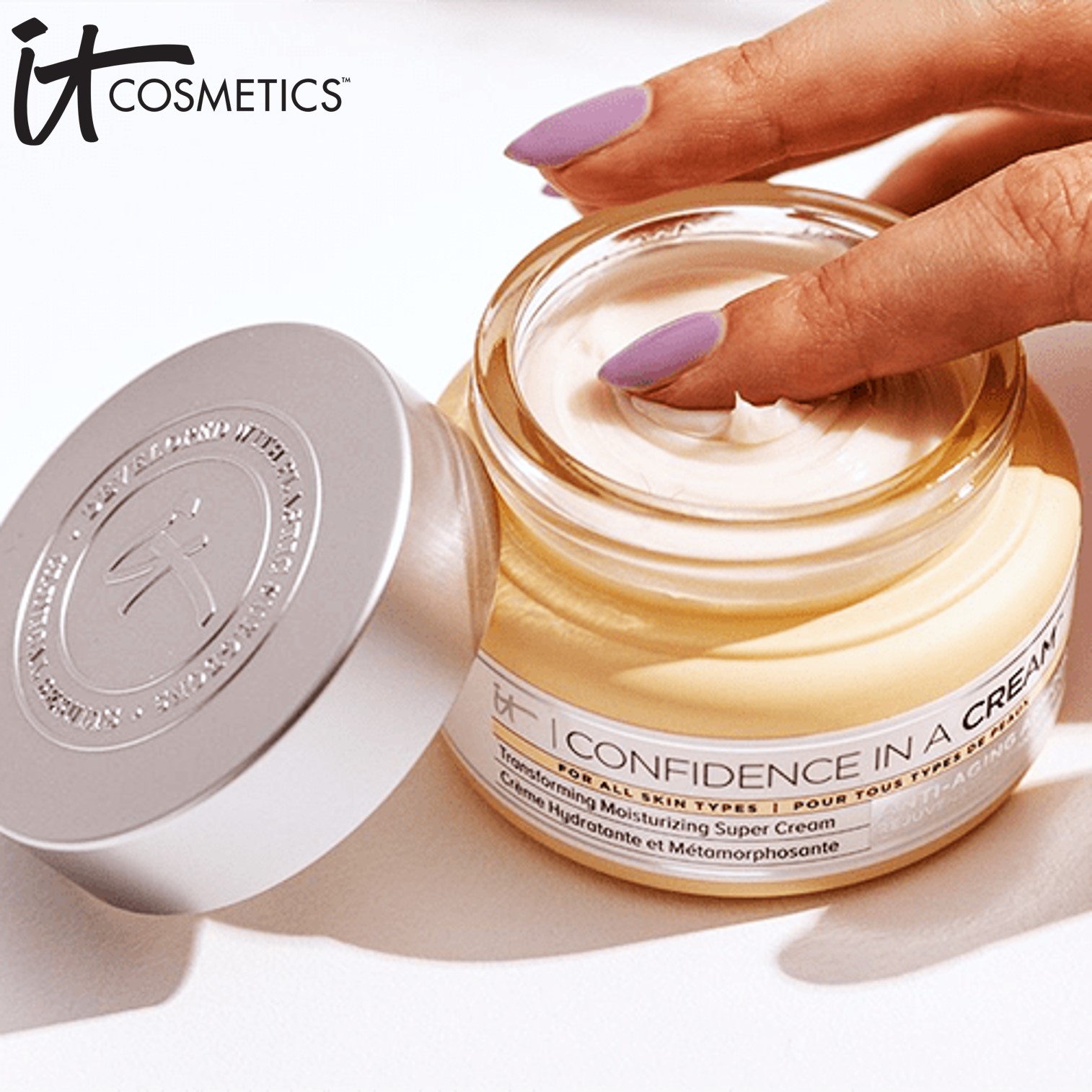 IT Cosmetics Confidence in A Cream Transforming Moisturizing Super Cream 60ml ครีมบำรุงผิวหน้าสูตรลดริ้วรอยประสิทธิภาพสูงจากต่างประเทศ