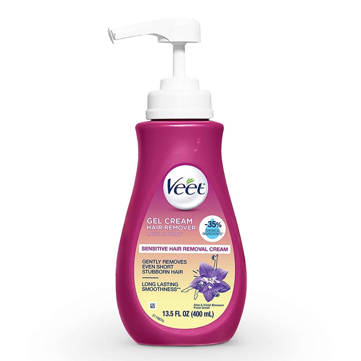 VEET GEL CREAM HAIR REMOVER LEGS&BODY SENSITIVE HAIR REMOVAL CREAM 400ml เจลกำจัดขนบริเวณร่างกายสูตรอ่อนโยนสำหรับผิวบอบบางแพ้ง่ายสินค้านำเข้าจากออสเตรเลีย