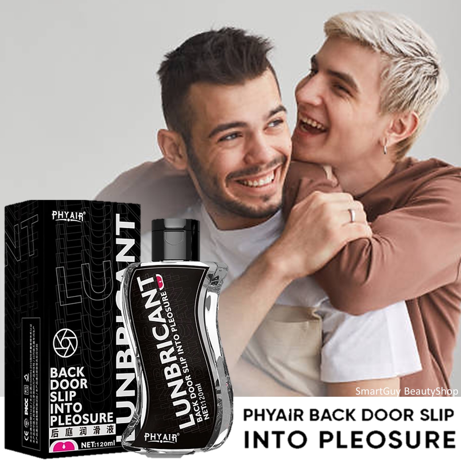 Phyair Back Door Slip Into Pleosure lubricant gel for anal 200ml เจลหล่อลื่นสูตรน้ำบางเบาสำหรับการร่วมรักทางด้านหลังโดยเฉพาะ