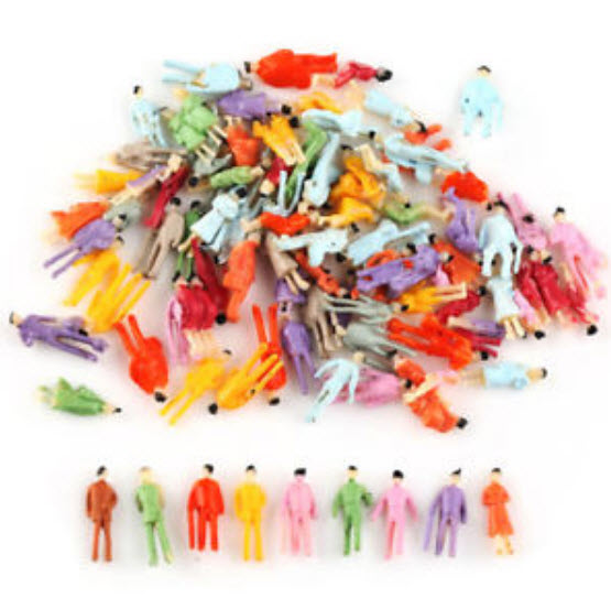 คน สเกล 1:150 ท่ายืน 100 ตัว