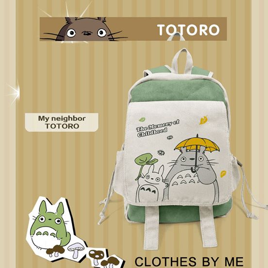 กระเป๋าเป้ ลาย totoro