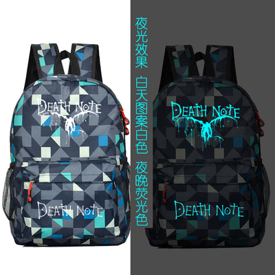 กระเป๋าเป้ ลาย Death note เรืองแสง