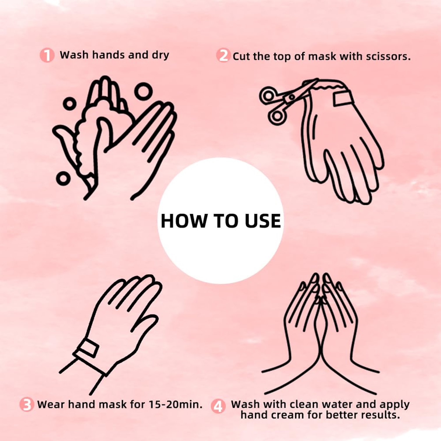 Mond’Sub Hand Mask Brighten&Moisturizing 3Pack ผลิตภัณฑ์มาส์คบำรุงผิวเนียนนุ่มกระจ่างใสสำหรับฝ่ามือสูตรพิเศษจากต่างประเทศของแท้พร้อมส่ง