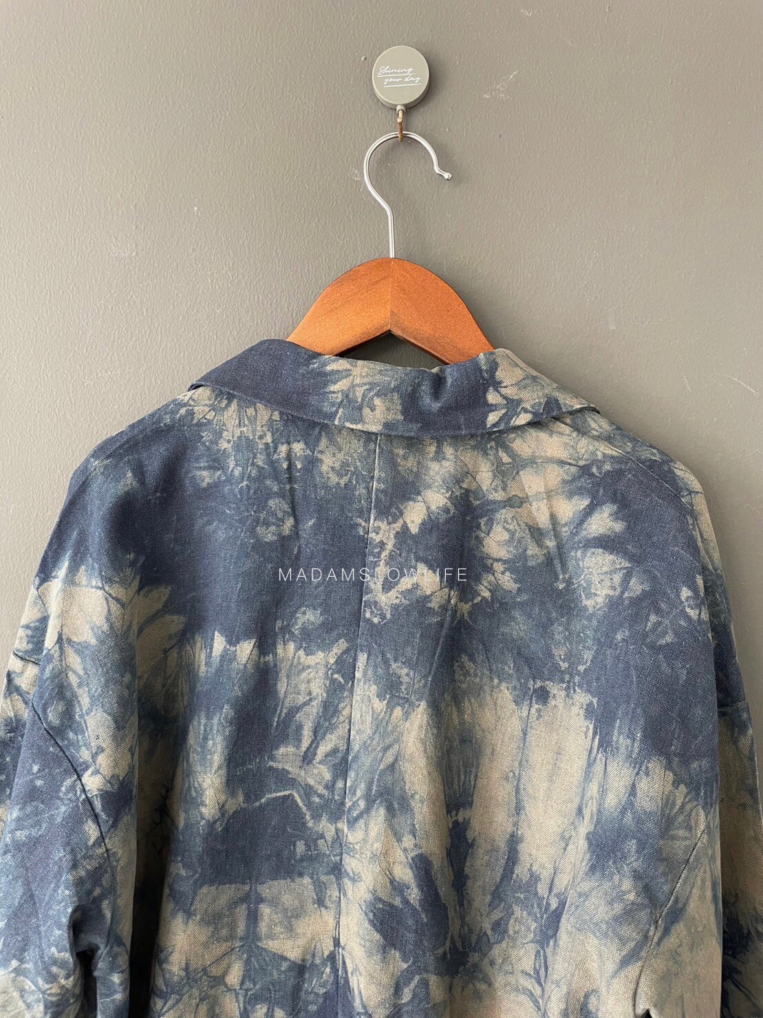 เสื้อคลุมตัวยาว Size F ผ้าคอตตอนลินินพรีเมียม ย้อมสีปลอดสารพิษ