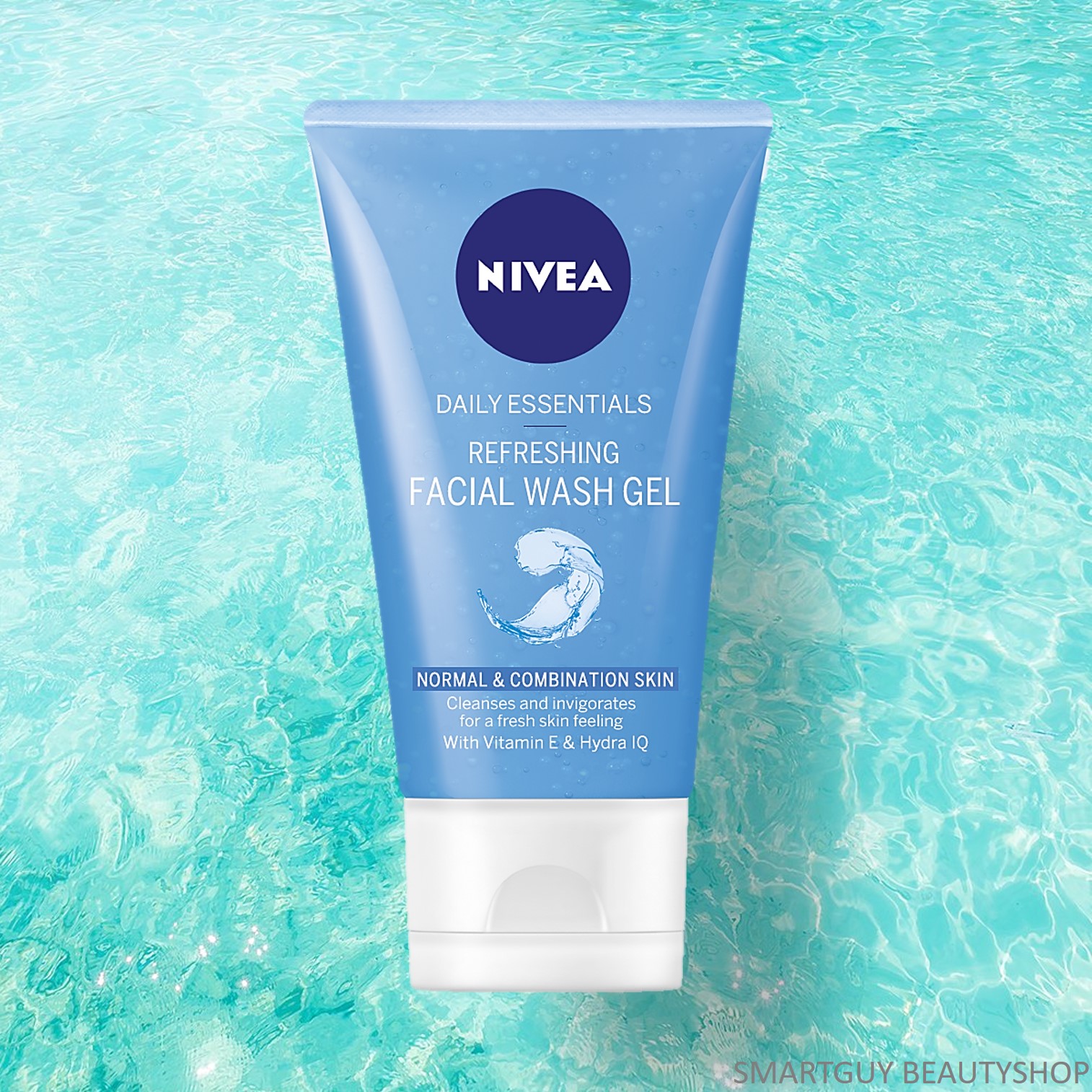 NIVEA Daily Essentials Refreshing Facial Wash Gel 150ml ผลิตภัณฑ์ทำความสะอาดผิวหน้าสูตรพิเศษใหม่ล่าสุดจากนีเวีย สินค้านำเข้าจากต่างประเทศ