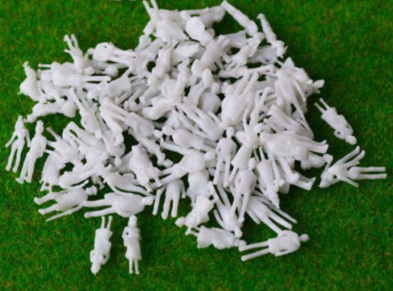 คน สเกล 1:200 สีขาว / 100 ตัว