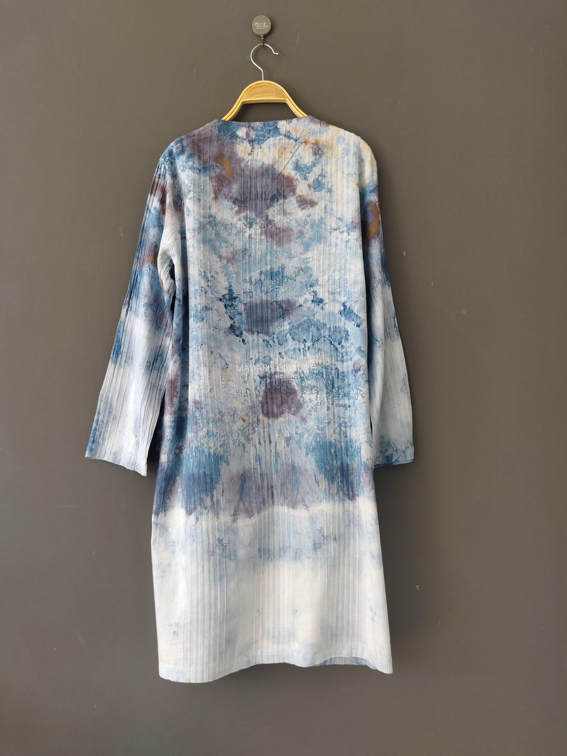 เสื้อคลุมยาวมัดย้อม Size :F