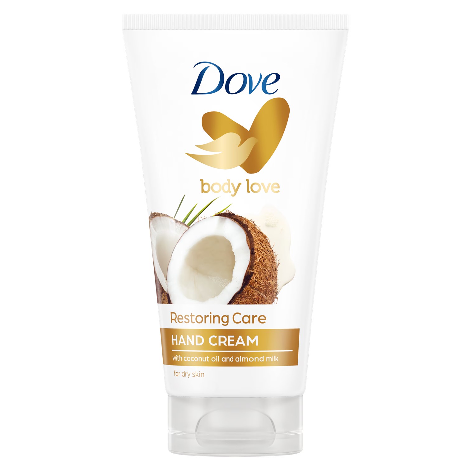 Dove Body Love Restoring Care Hand Cream 75g ผลิตภัณฑ์บำรุงมือสูตรพิเศษเพื่อผิวมือแลดูสุขภาพดีริ้วรอยจางลงผิวเนียนนุ่มกระชับอ่อนกว่าวัย