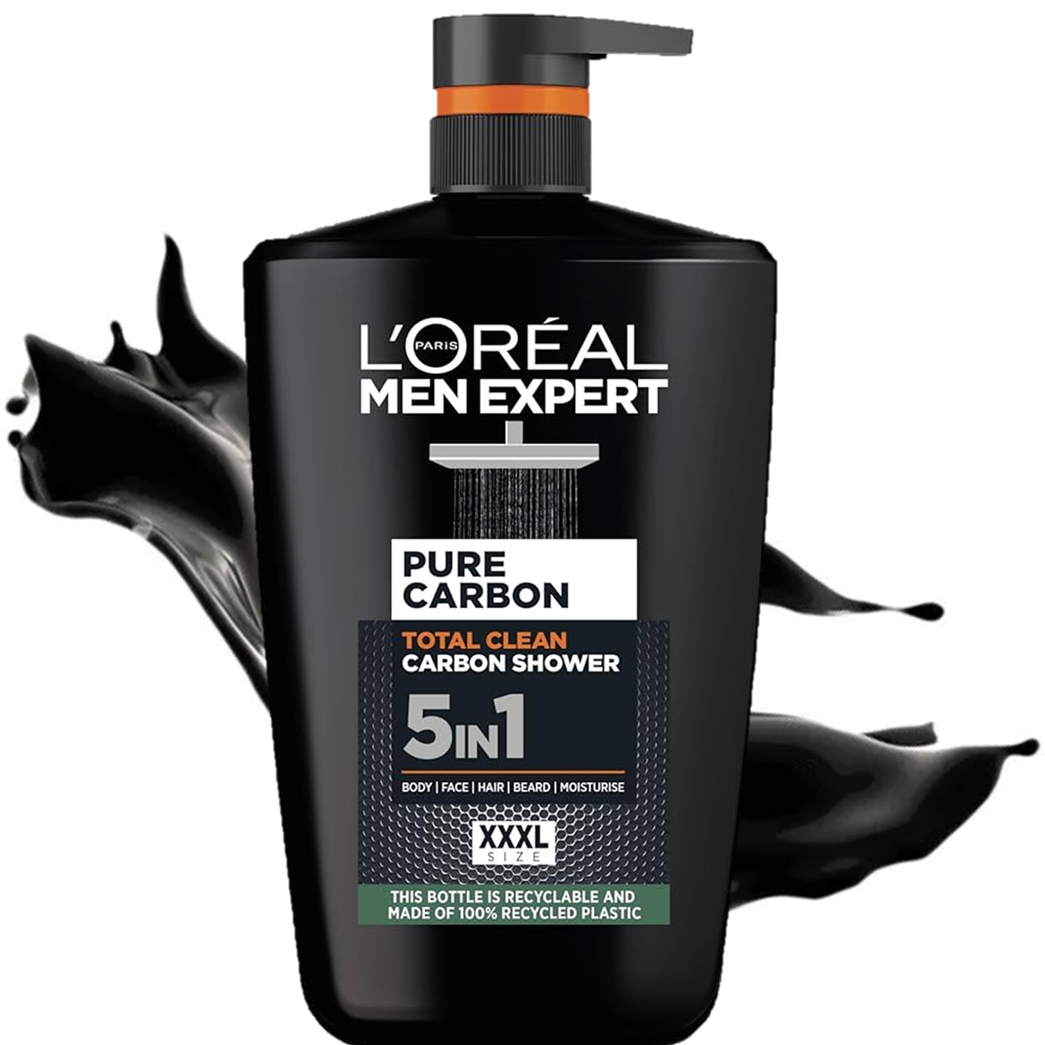 L'Oreal Men Expert 5in1 Pure Carbon Shower Gel 1 Litre เจลอาบน้ำกลิ่นหอมสดชื่นพิเศษสำหรับผู้ชายสินค้านำเข้าจากออสเตรเลียของแท้พร้อมส่ง