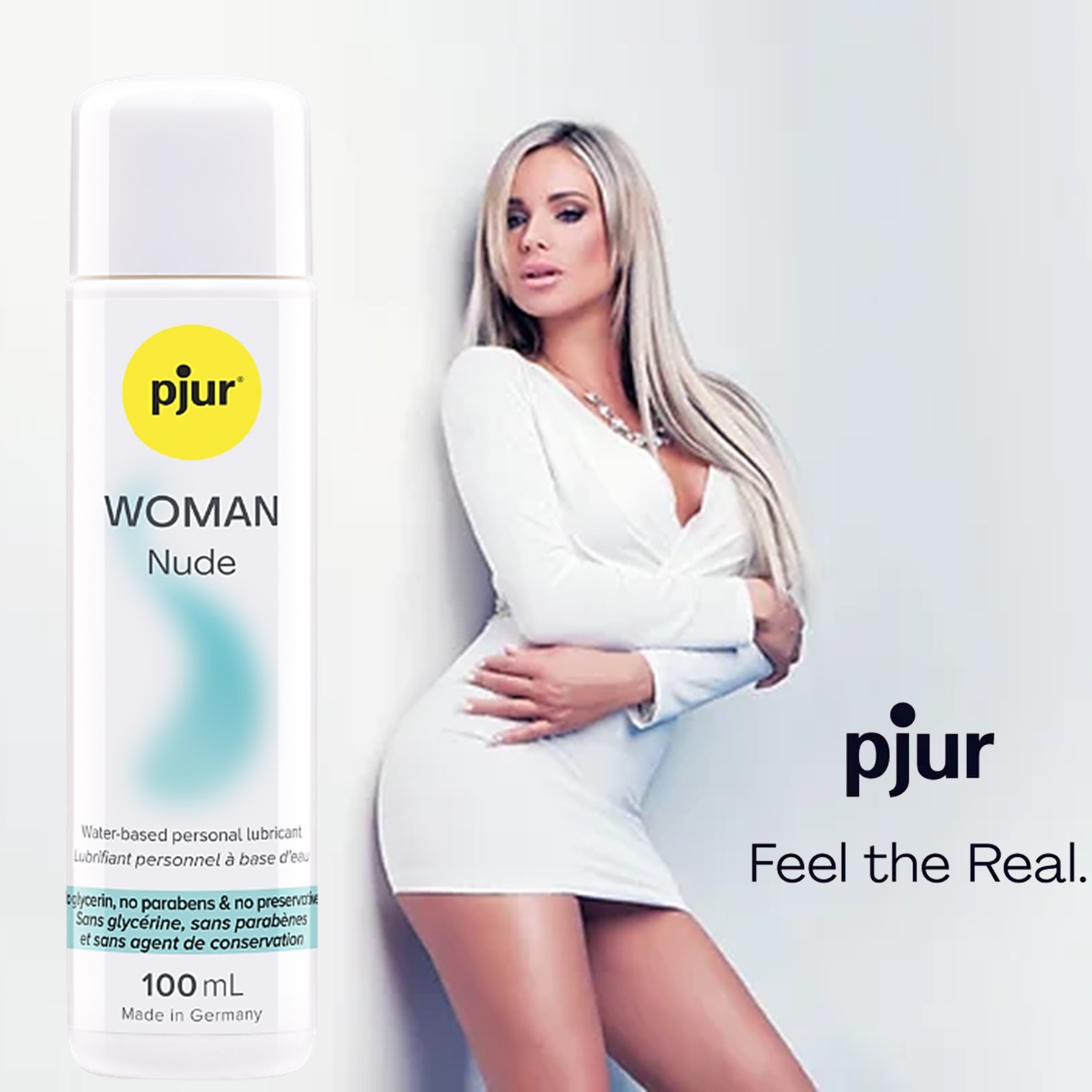 Pjur Woman Nude Water Based Lubricant 100ml เจลหล่อลื่นสูตรน้ำเนื้อบางเบาของแท้นำเข้าจากออสเตรเลียพร้อมส่ง