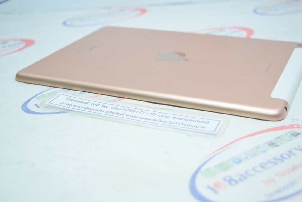 ขาย iPad Gen 6 128GB Wifi+Cellular Gold ใส่ซิมได้ โมเดล TH แบต 88%