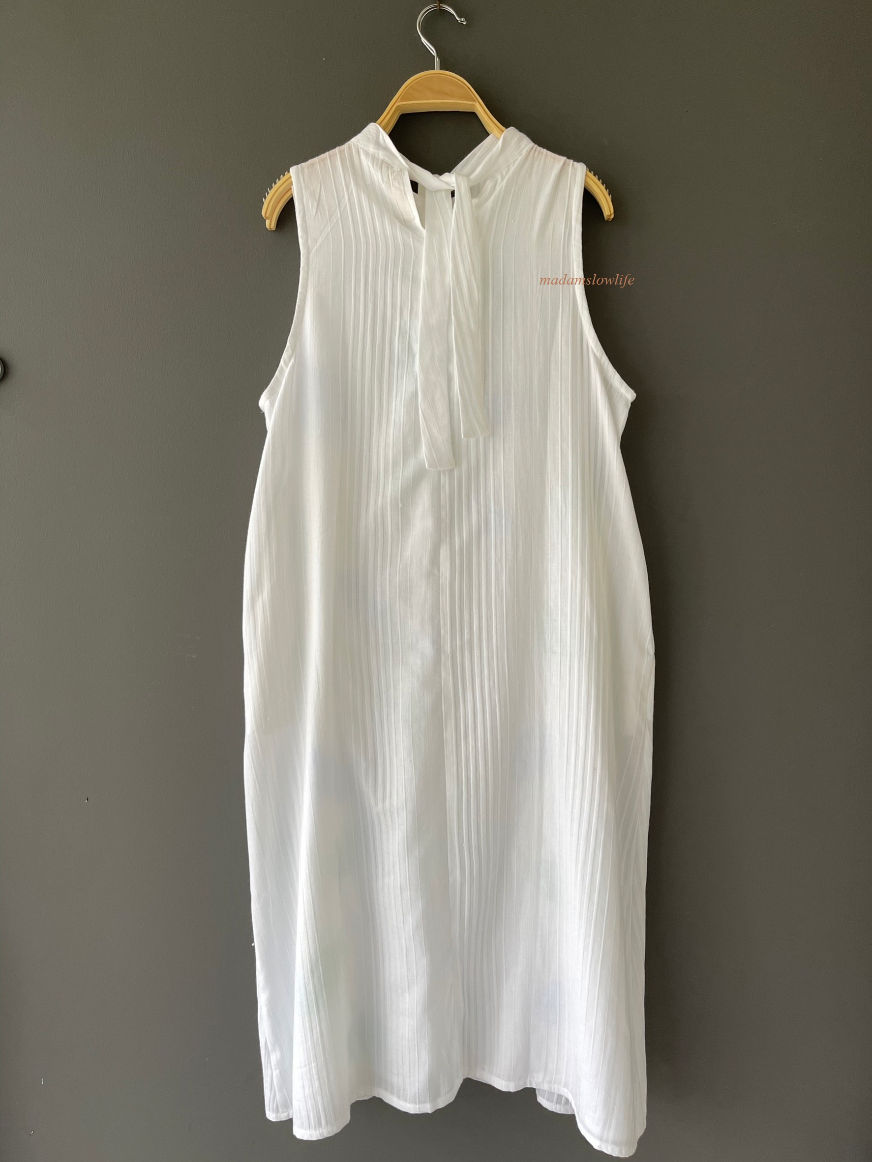 แซกคอเต่า โบว์หลัง มี 5 สี พิมพ์มือ สีปลอดสารพิษ