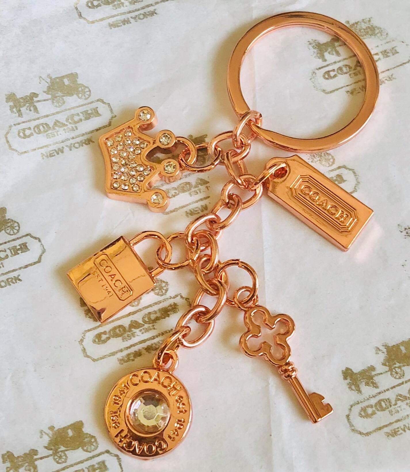 Coach พวงกุญแจพรีเมี่ยมนิตยสารญี่ปุ่น