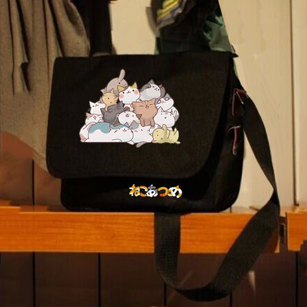 กระเป๋าสะพาย ลาย Neko Atsume