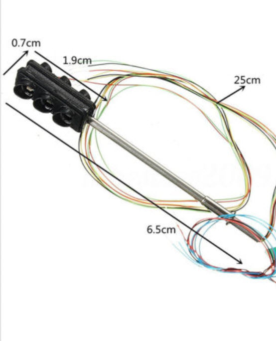 ชุดเสาไฟจราจร LED สองด้าน (HO/OO Scale) / ต้น