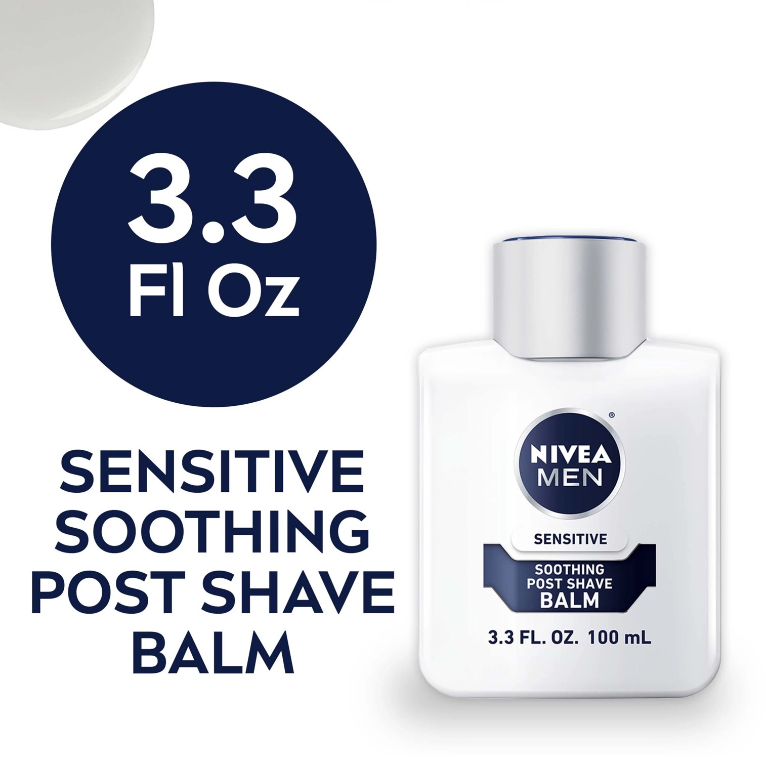 Nivea Men Sensitive Soothing Post Shave Balm 100ml ผลิตภัณฑ์บำรุงผิวหลังการโกนหนวดสูตรอ่อนโยนพิเศษสำหรับผิวแพ้ง่าย