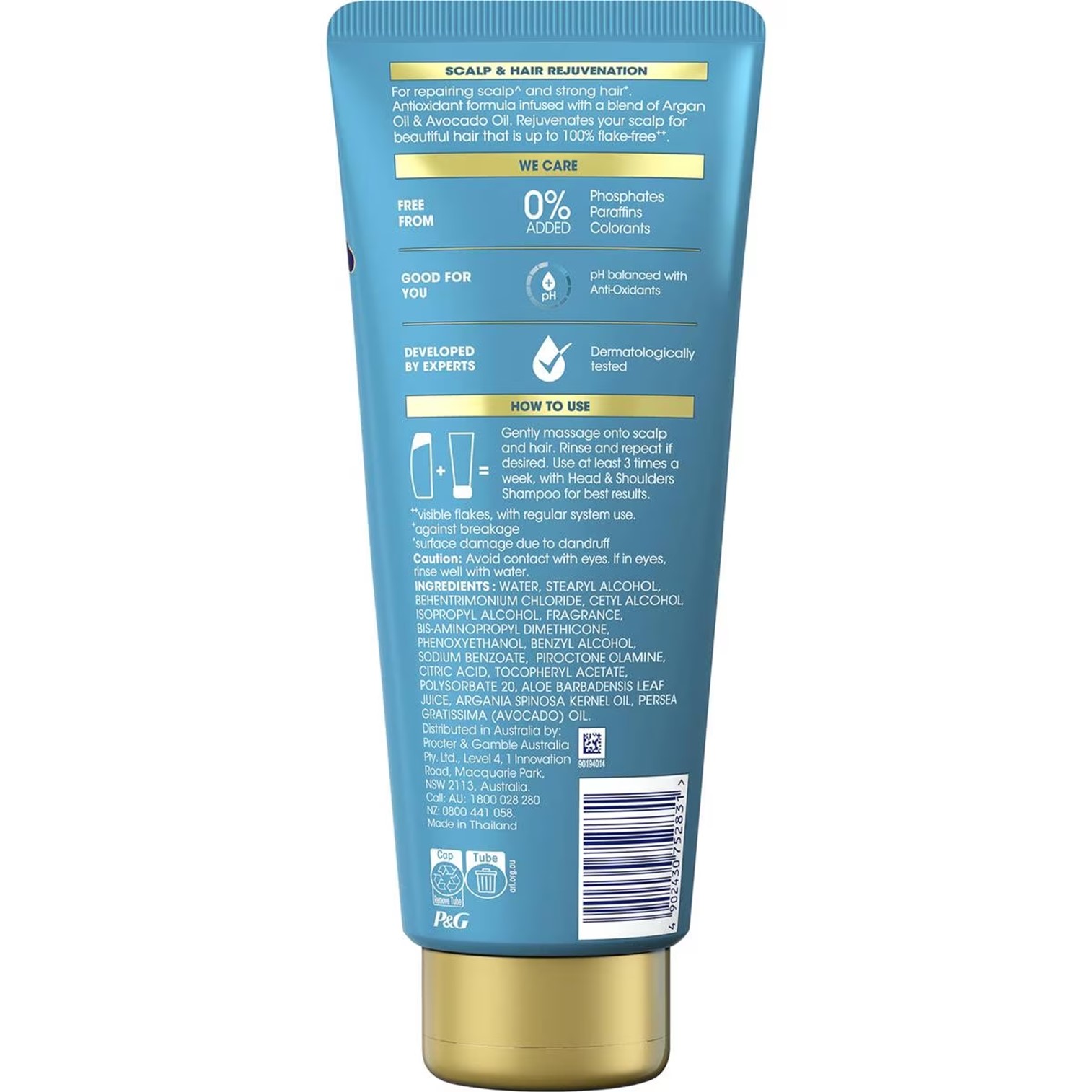 Head&Shoulders Supreme Scalp Nourish&Hair Volume Conditioner 400ml ครีมนวดผมสูตรใหม่ล่าสุดจากเฮดแอนด์โชลเดอร์สินค้านำเข้าจากออสเตรเลีย