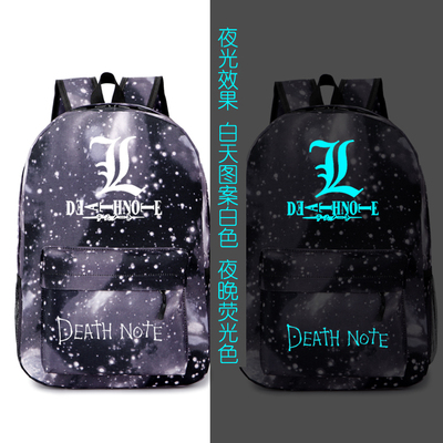 กระเป๋าเป้ ลาย Death note เรืองแสง