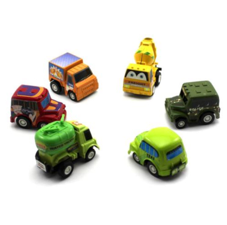 รถจิ๋ว คละแบบ ชุด 6 คัน