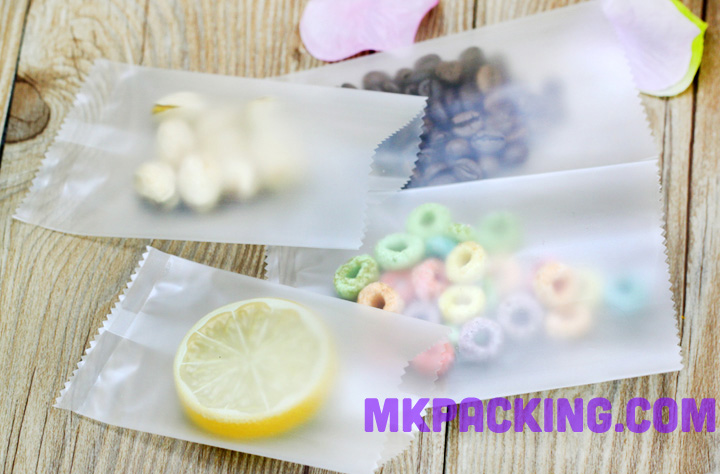 ถุงซีล 3 ด้าน -- ซองพลาสติกขุ่น ขอบหยัก