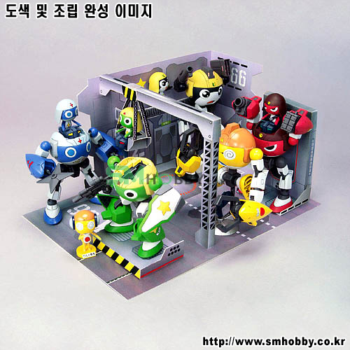 DX01 Keroro Robo Set Plus Keron Gun Kaihat Koujou