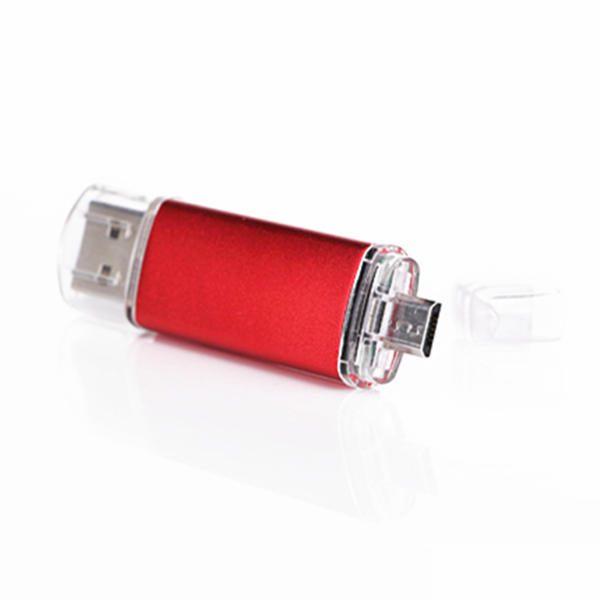 Flash Drive with USB Male to Micro USB