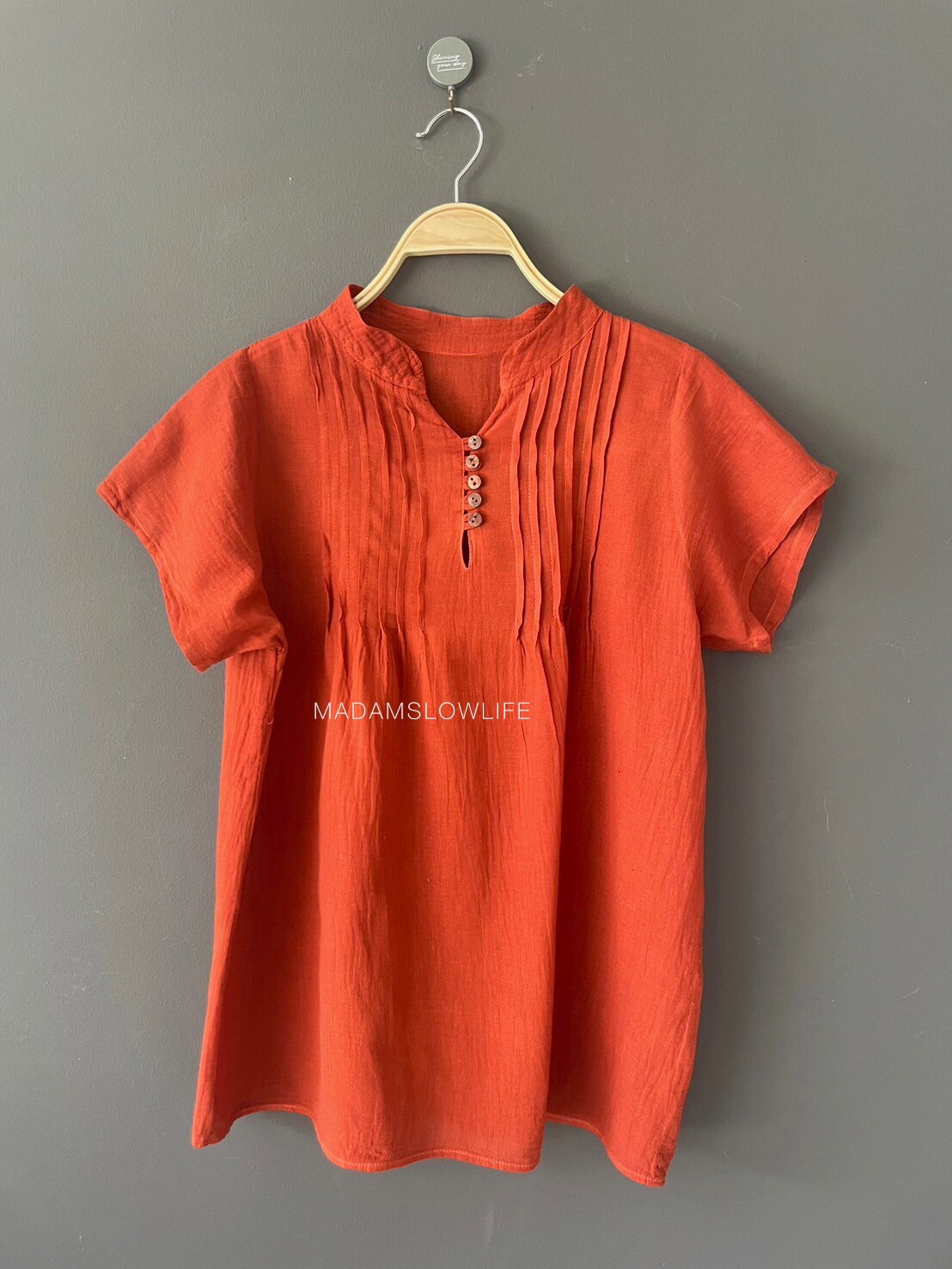 เสื้อผู้หญิง Size F สีส้มเข้ม