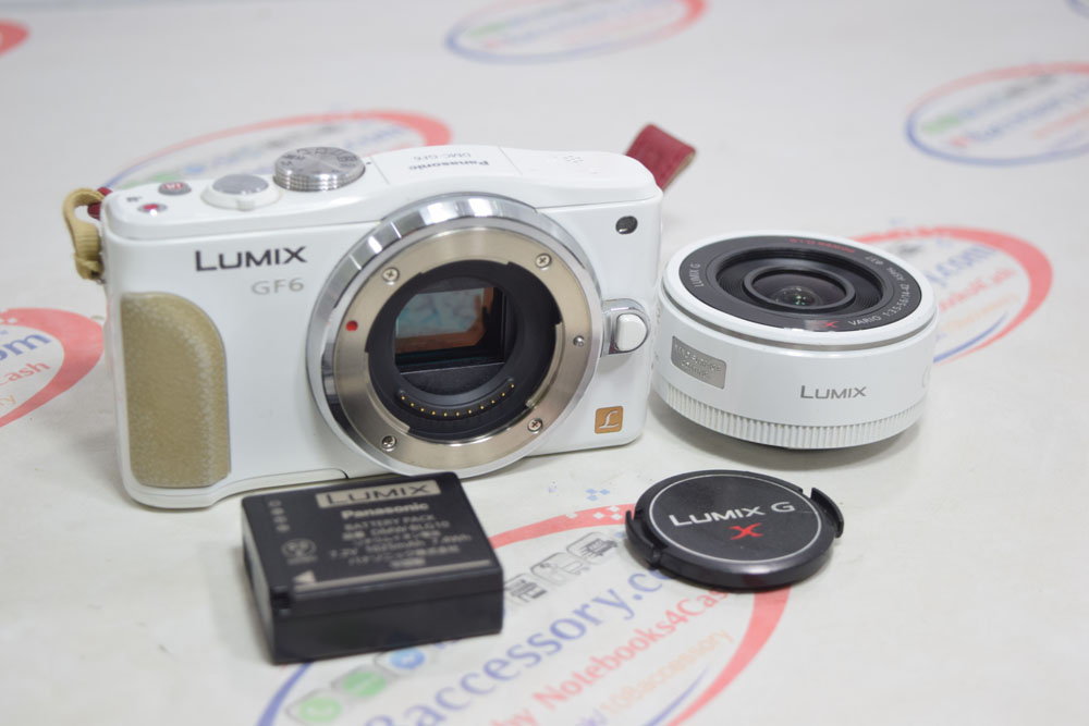 ขายกล้อง Panasonic Lumix DMC-GF6 เลนส์14-42 mm สีขาว รองรับ Wifi สภาพสวย