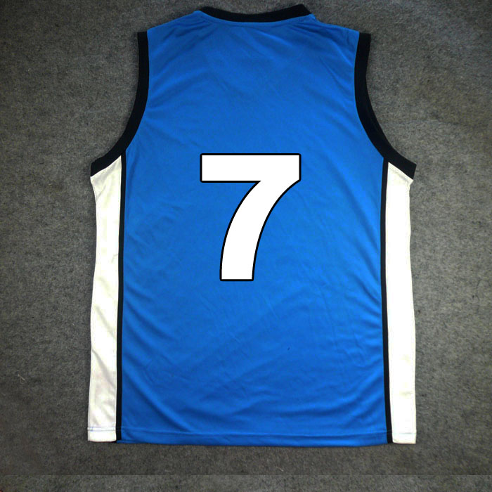 ชุดบาส Kaijou No.7 สีฟ้า