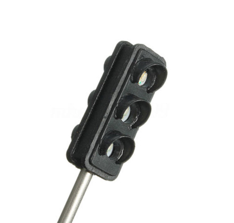 ชุดเสาไฟจราจร LED สองด้าน (HO/OO Scale) / ต้น