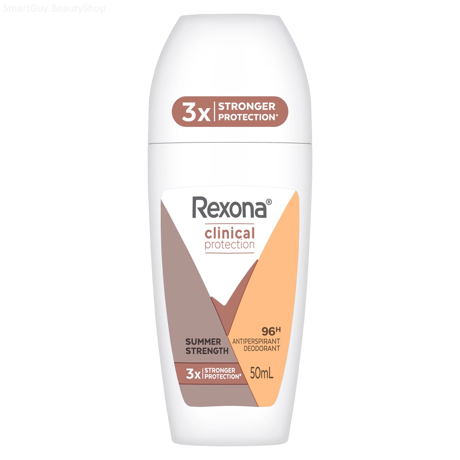 Rexona Clinical Protection Antiperspirant Deodorant Roll On Summer Strength 50ml ลูกกลิ้งระงับกลิ่นใต้วงแขนสำหรับผู้หญิงกลิ่นหอมพิเศษจากต่างประเทศของแท้พร้อมส่ง