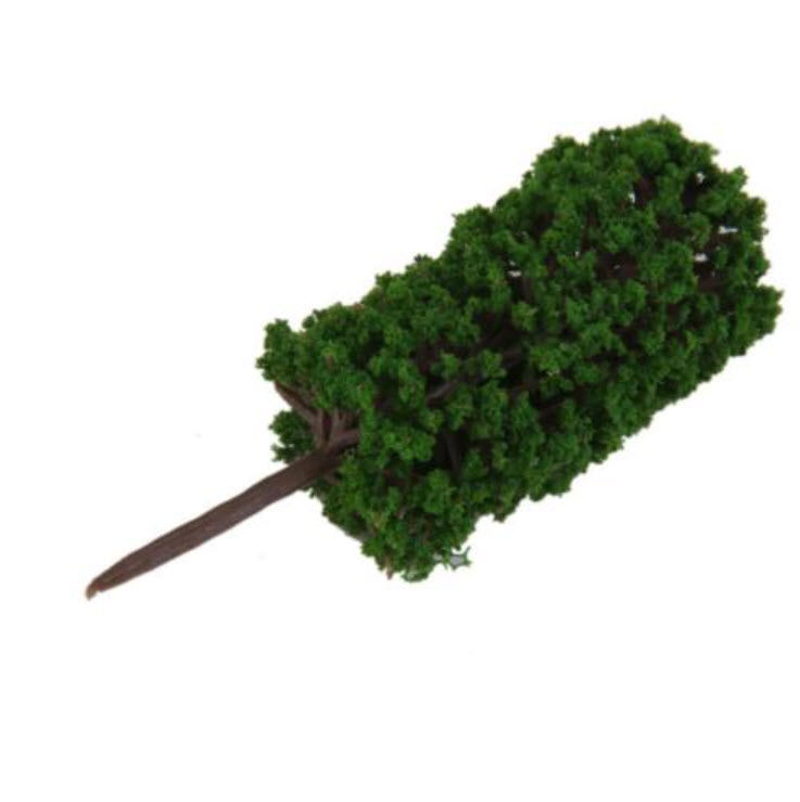 ต้นไม้ สเกล 1:300 สูง 3.5 ซ.ม. สีเขียวเข้ม / 25 ต้น