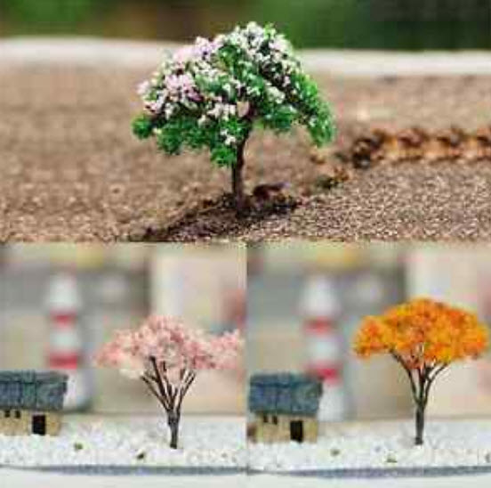 ต้นไม้ สูง 5 - 7 ซ.ม. / ชุด 3 ต้น (3 สี)