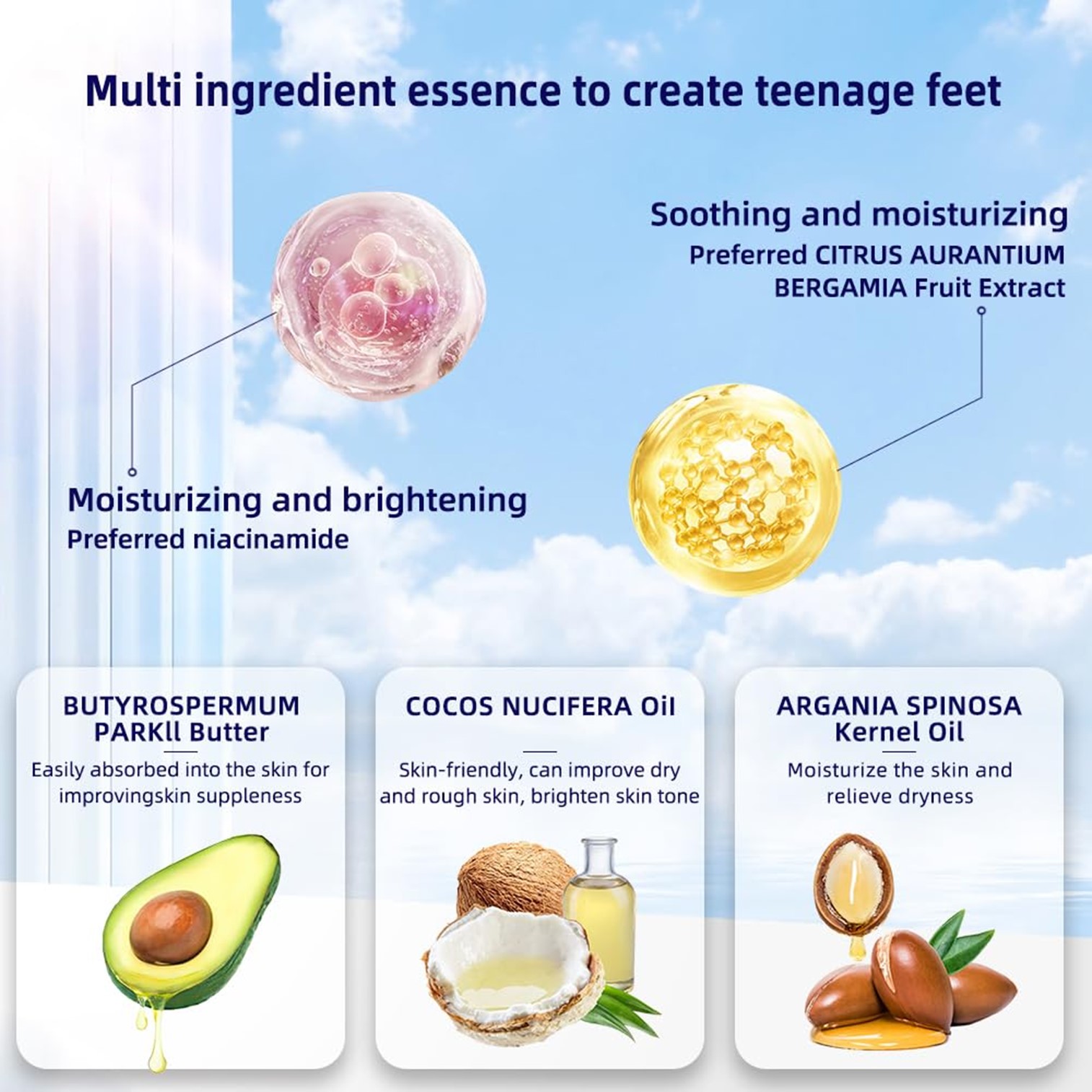 Mond’Sub Foot Mask Brighten&Moisturizing 3Pack ผลิตภัณฑ์มาส์คบำรุงผิวเนียนนุ่มกระจ่างใสสำหรับเท้าและฝ่าเท้าสูตรพิเศษจากต่างประเทศของแท้พร้อมส่ง