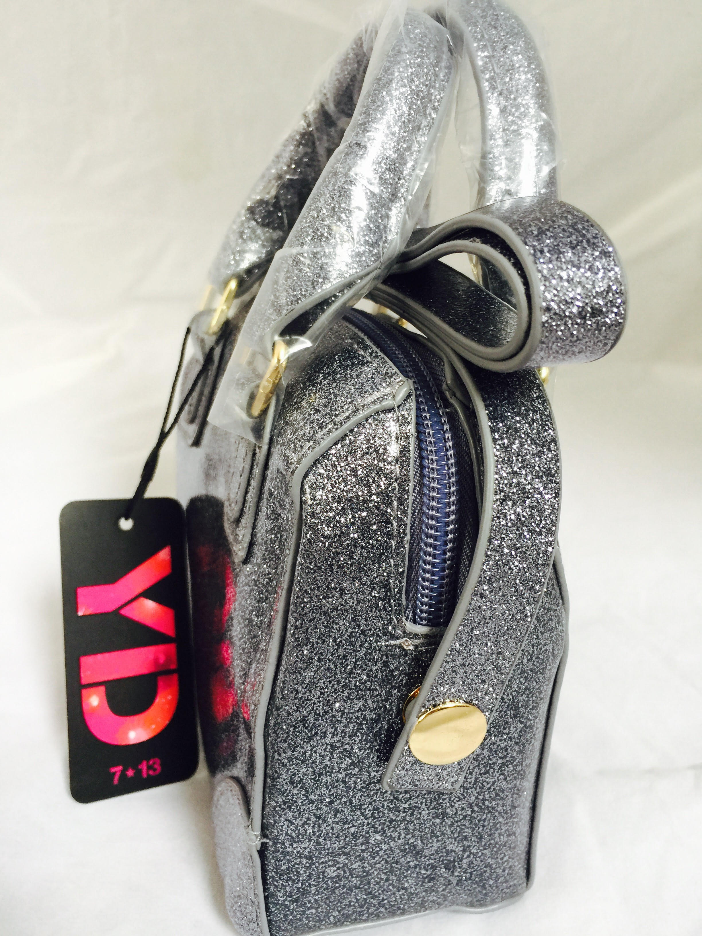 Primark Mini Gray All Over Glitter Bags