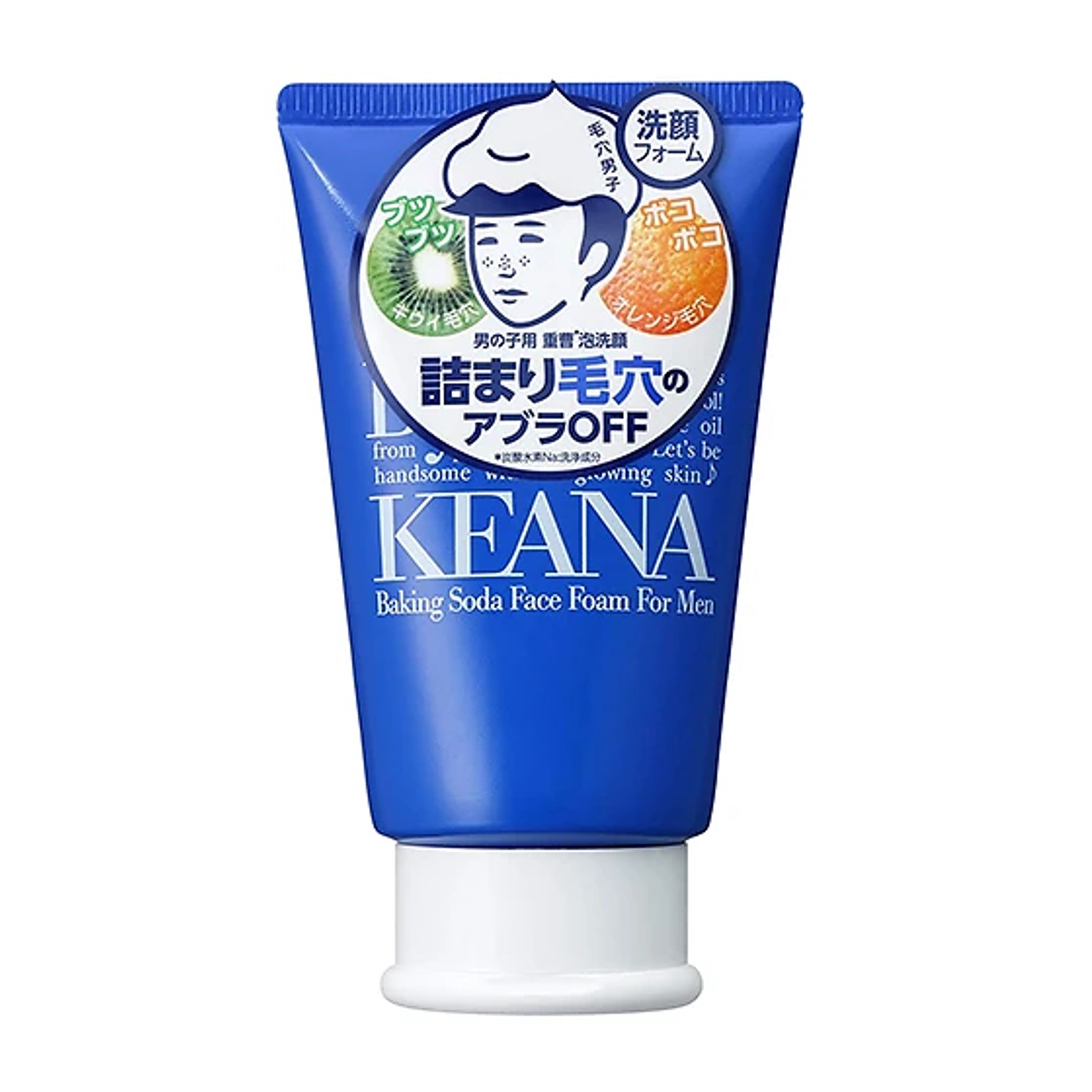 KEANA Good Bye Baking Soda Face Foam For Men 100g. คลีนซิ่งโฟมทำความสะอาดผิวหน้าผู้ชายสูตรพรีเมี่ยมจากญี่ปุ่นทำความสะอาดหมดจดล้ำลึกพร้อมปรับผิวหน้าขาวเนียนใสอ่อนกว่าวัย