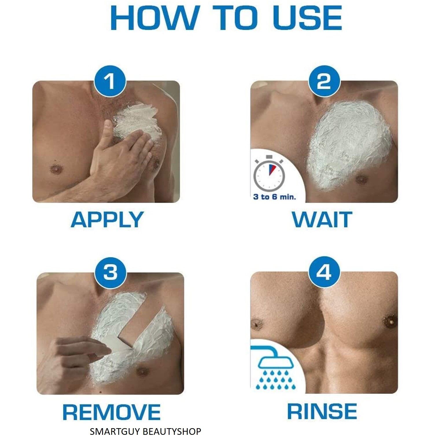 Veet Hair Removal Cream for Men Normal Skin 50g ครีมกำจัดขนบริเวณร่างกายสำหรับผู้ชายสูตรเพื่อผิวปกติสินค้านำเข้าจากต่างประเทศ