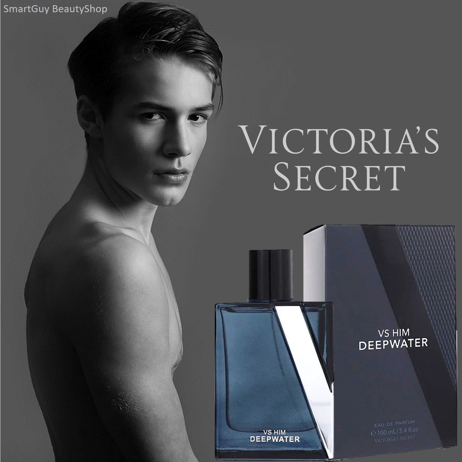 Victoria’s Secret VS HIM Deepwater Fragrance Eau De Parfum 100ml น้ำหอมผู้ชายกลิ่นใหม่ล่าสุดลิขสิทธิ์แท้จากช็อปวิคตอเรียซีเคร็ท