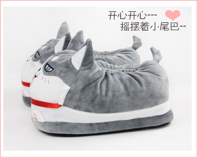 รองเท้าใส่ในบ้าน ลาย ฮัสกี้ น้องหมาสุดน่ารัก