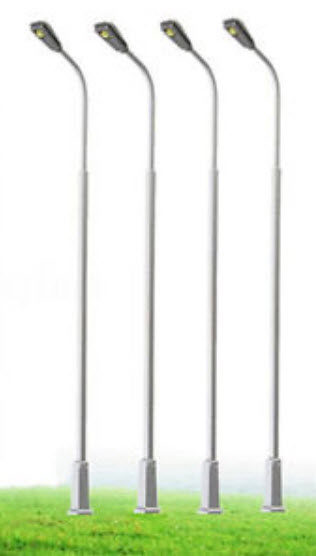 เสาไฟโลหะ LED 3 โวลต์ สูง 10 ซ.ม. / ต้น