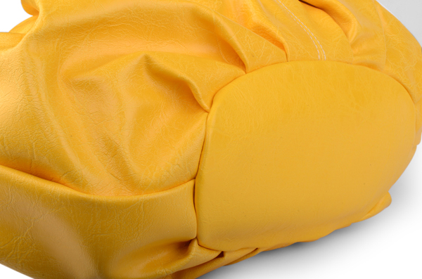 XOXO Beau Vinyl Tote Handbags Purse in Yellow