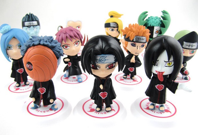 นารูโตะ SD 11 ตัว ฐานขาว (กลุ่มแสงอุษา)